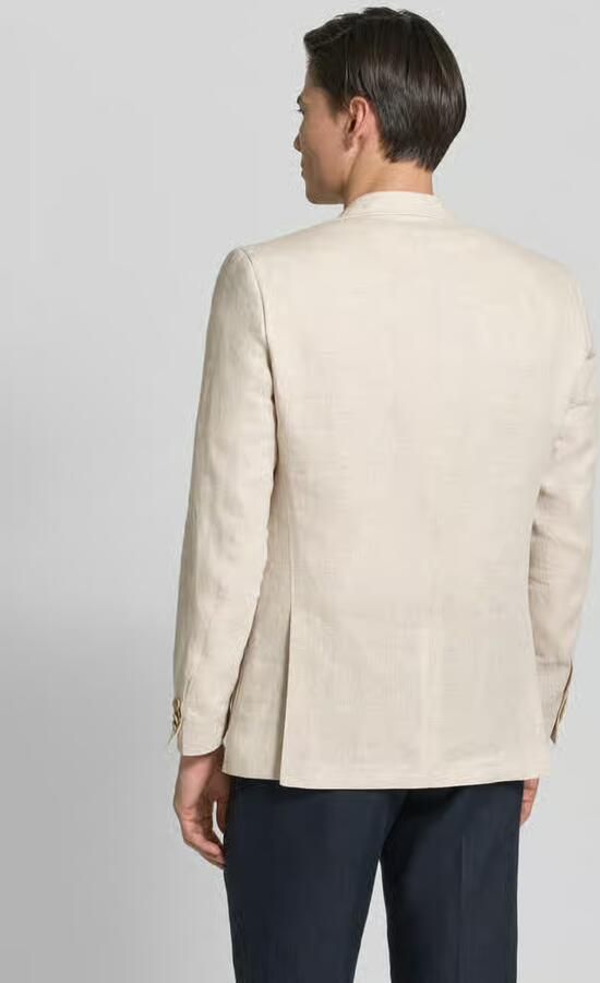 Carl gross regular fit colbert van linnenmix model 'Tebbo'