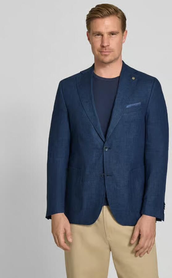 Carl gross regular fit colbert van linnenmix model 'Tebbo' - Foto 3