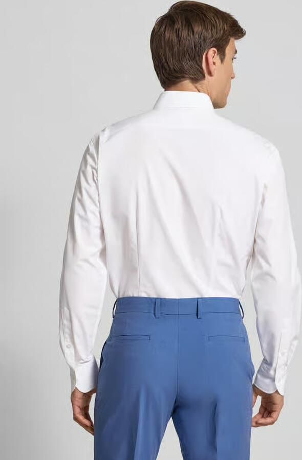 Carl gross Regular fit zakelijk overhemd met knoopsluiting model 'Enno'