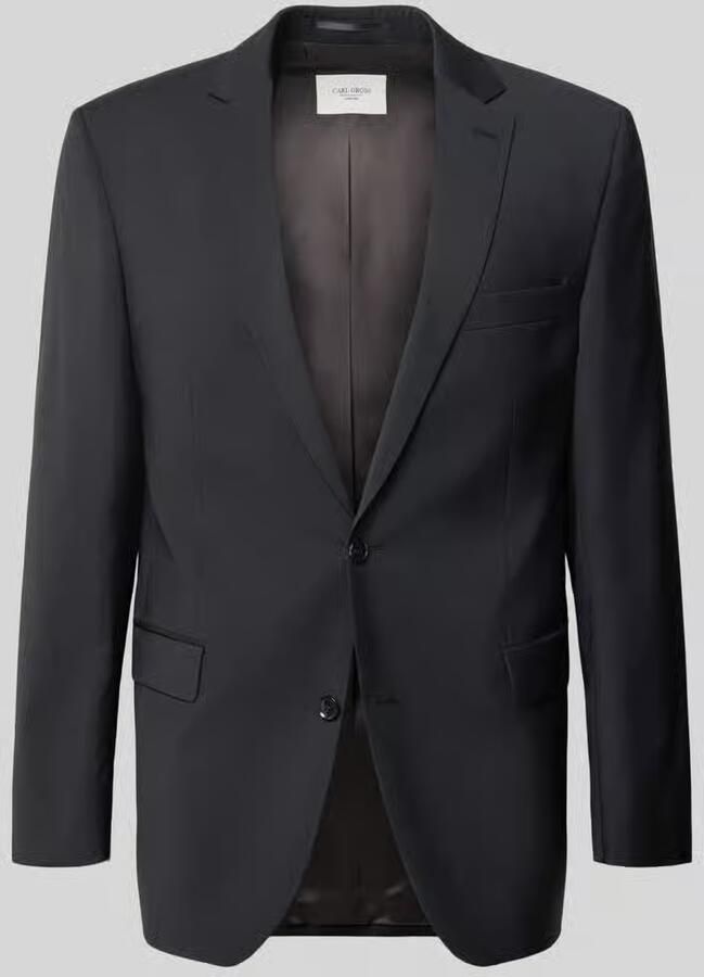 Carl gross slim fit 2-knoops colbert met klepzakken model 'Tobias' - Foto 2
