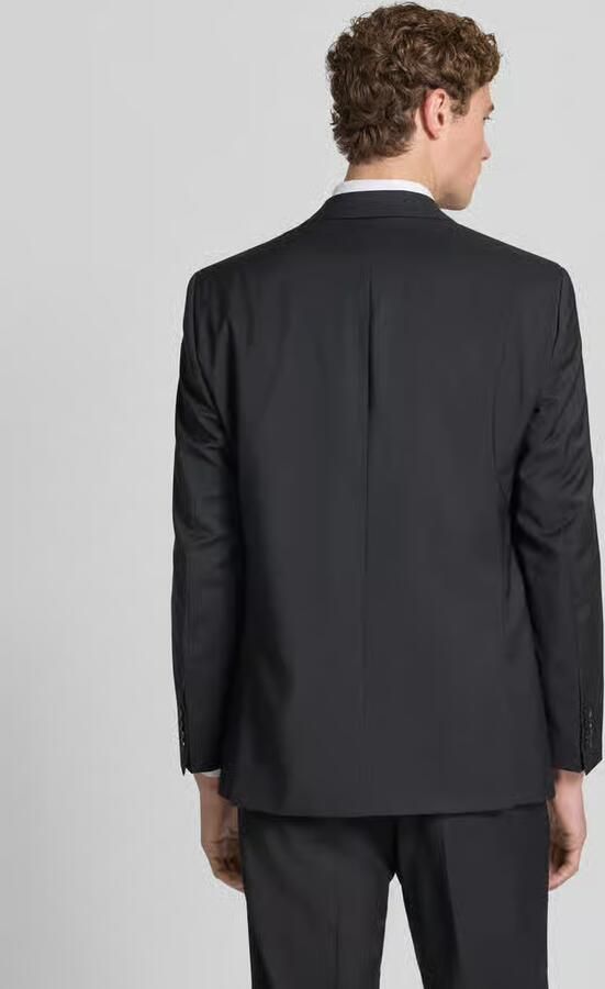 Carl gross slim fit 2-knoops colbert met klepzakken model 'Tobias'