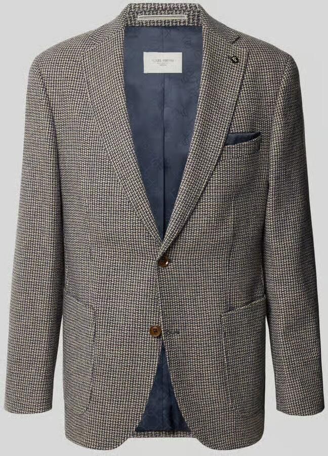 Carl gross Slim fit 2-knoops colbert van wolmix model 'Tedrick'