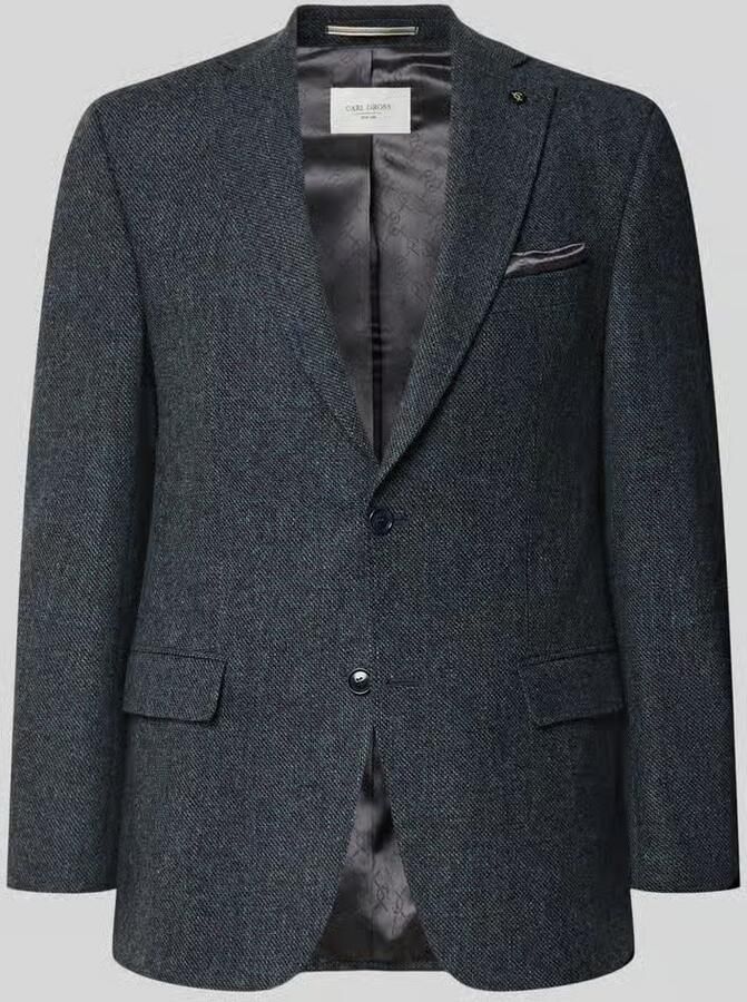 Carl gross Slim fit colbert met viscose model 'Theo'