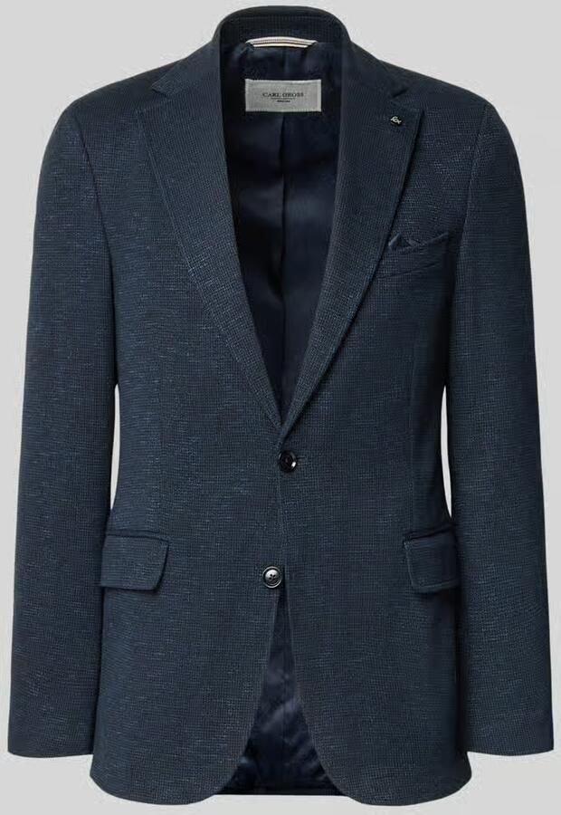 Carl gross Slim fit colbert van katoenmix model 'Faith'