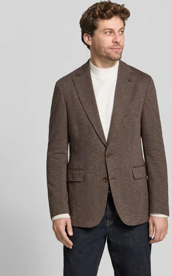 Carl gross Slim fit colbert van katoenmix model 'Faith' - Foto 2