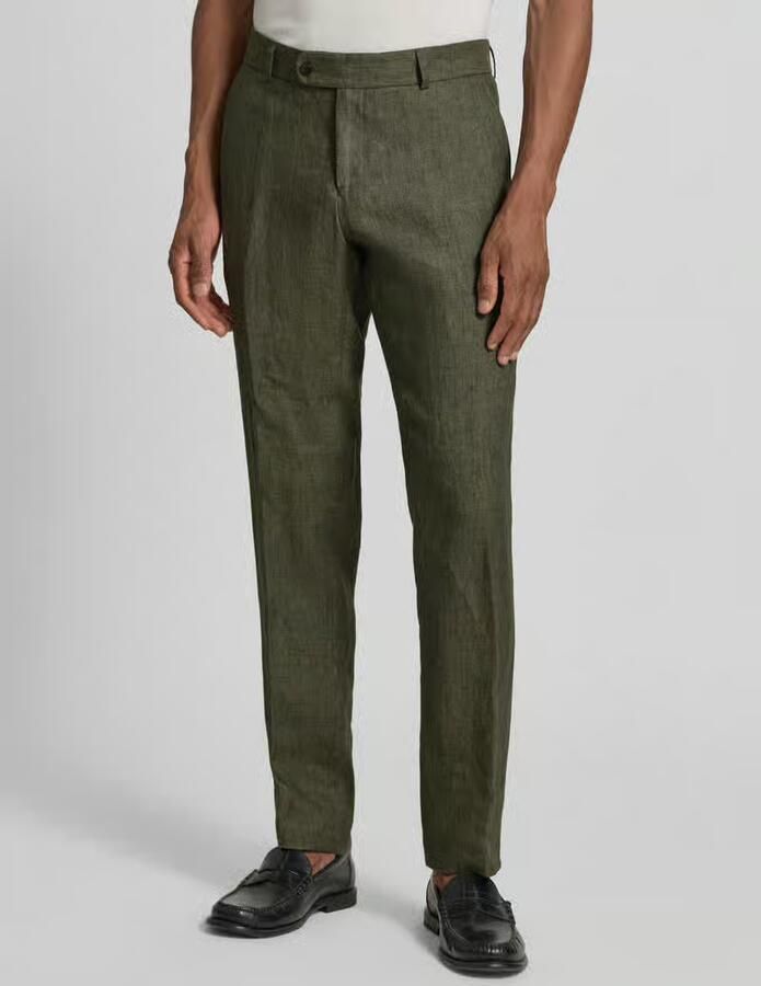 Carl gross slim fit linnen broek van puur linnen model 'Tomte' - Foto 2