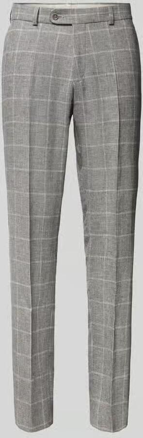 Carl gross Slim fit pantalon met rasterruit model 'Shiver-G' - Foto 2