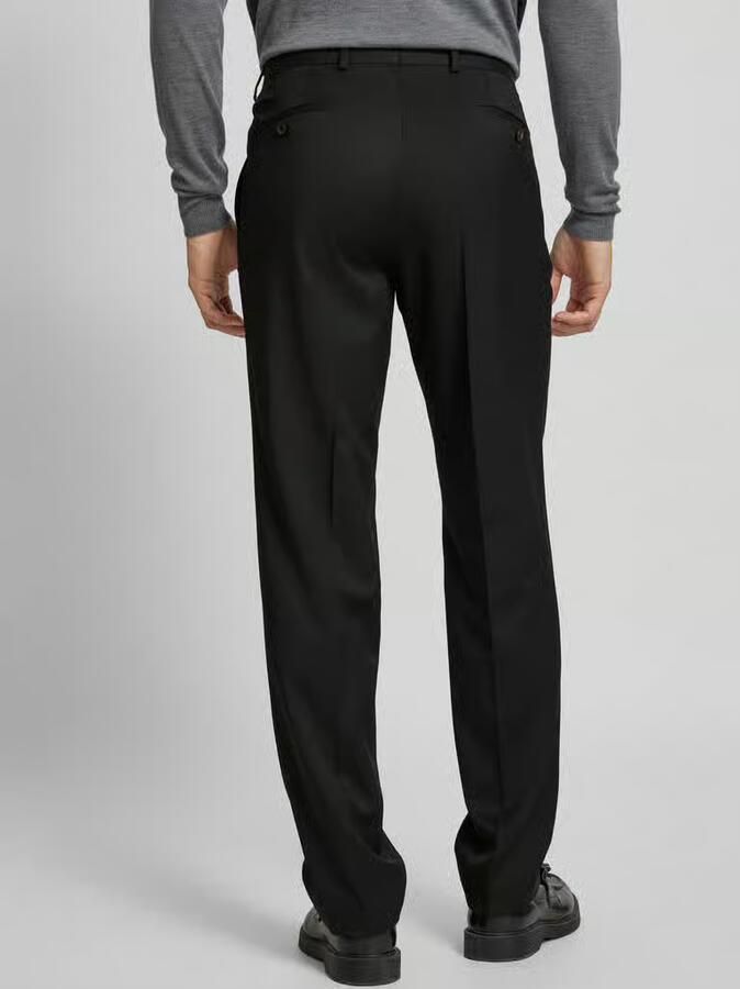 Carl gross Straight fit pantalon van scheerwol model 'STEVE'