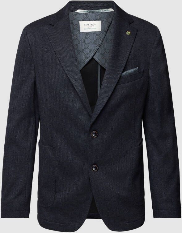 Carl gross Sharp fit 2-knoops colbert van jersey model 'Faris'