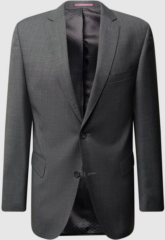 Carl gross Modern fit colbert met 2 knopen van scheerwol