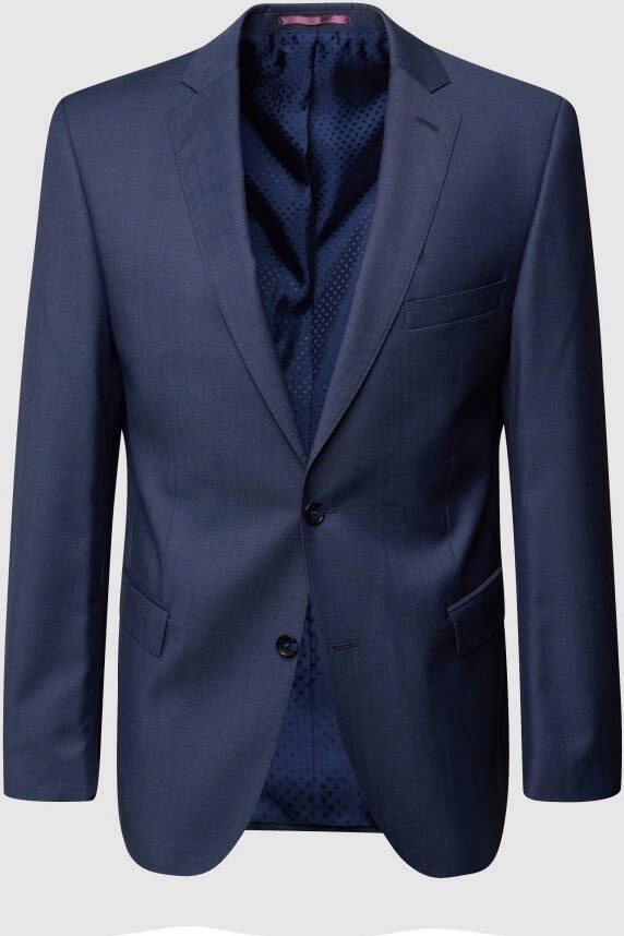 Carl gross Modern fit colbert met 2 knopen van scheerwol