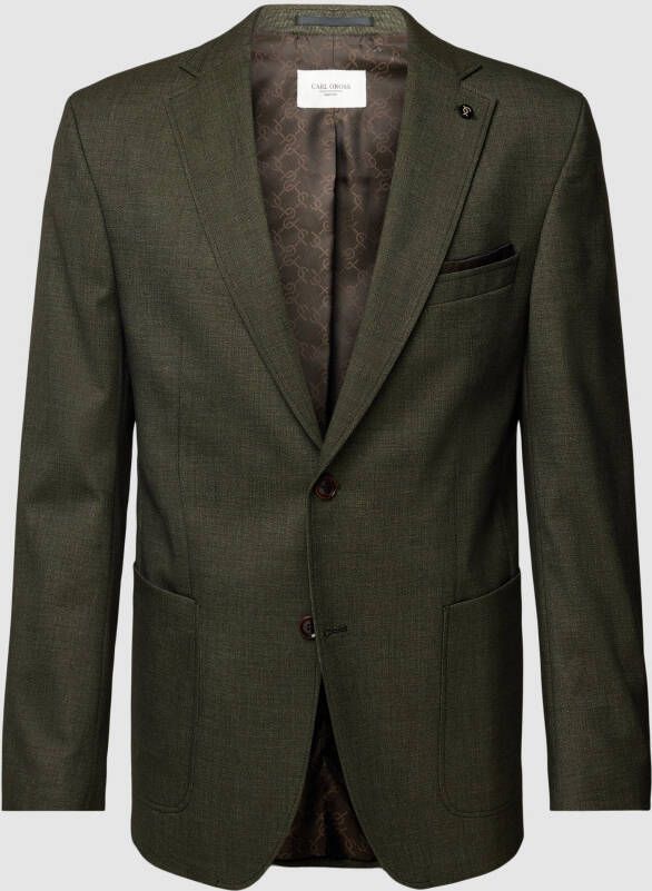 Carl gross Regular fit colbert met borstzak model 'Tedrick'