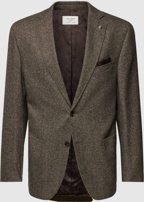 Carl gross Regular fit colbert met reverskraag model 'Tedrick'