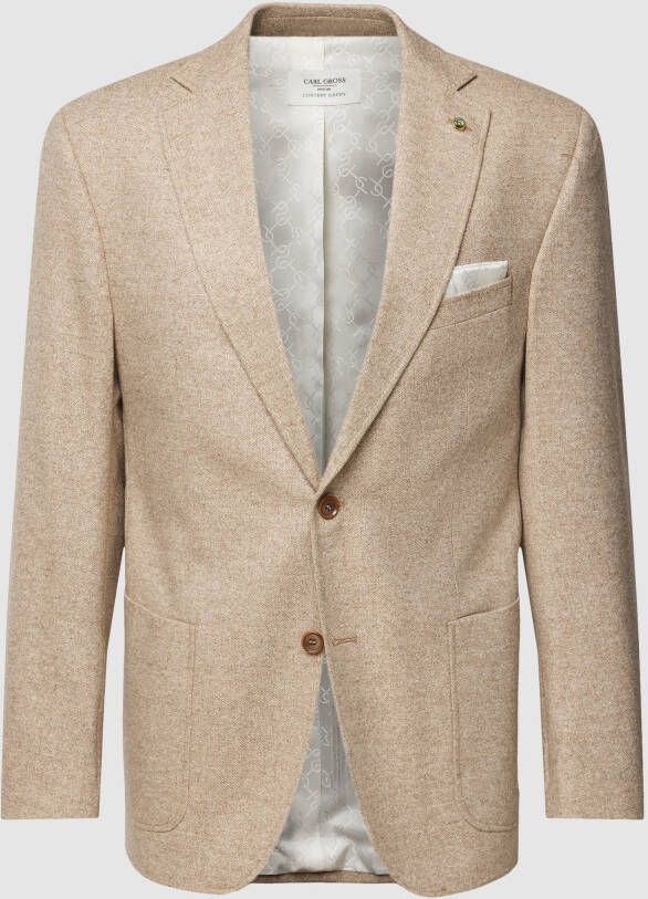 Carl gross Regular fit colbert met reverskraag model 'Tedrick'