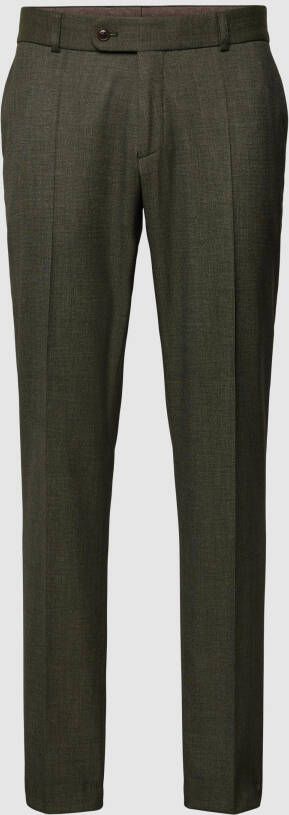 Carl gross Regular fit pantalon met persplooien model 'Tomte'