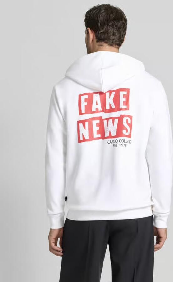 Carlo colucci Hoodie met capuchon