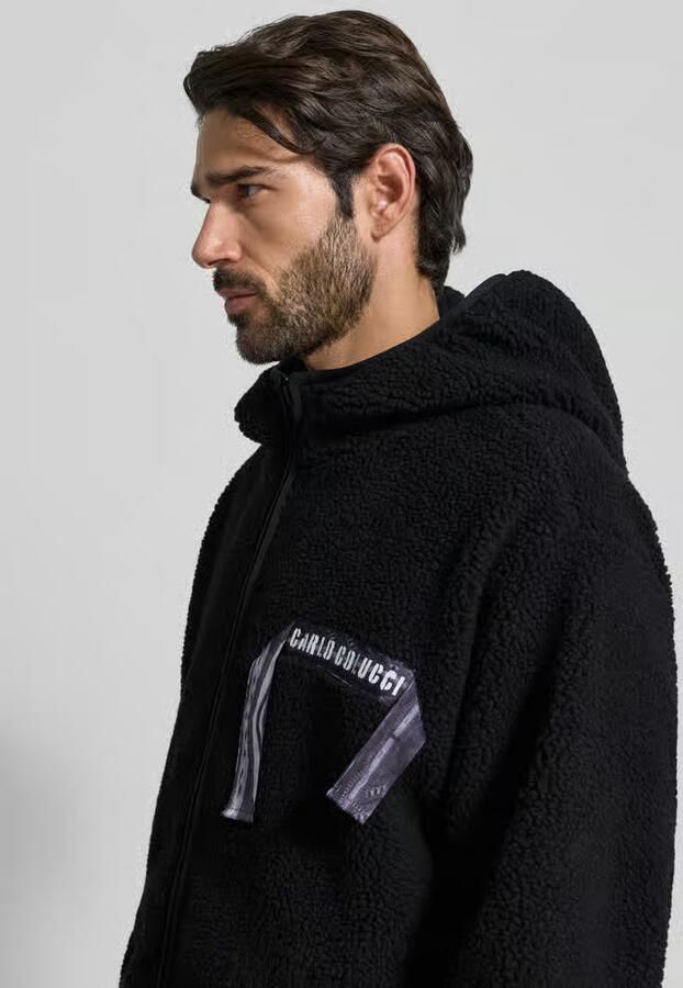 Carlo colucci Oversized fleecejack van tedyybont - Foto 2