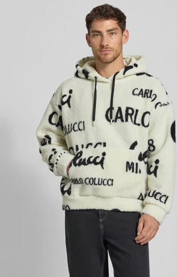 Carlo colucci Oversized hoodie met kangoeroezak - Foto 2