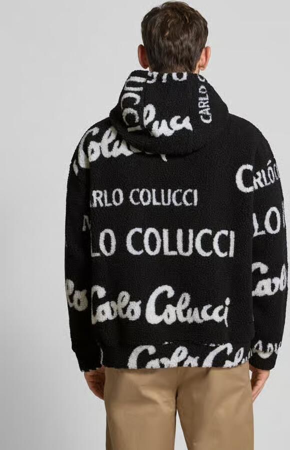 Carlo colucci Oversized hoodie met kangoeroezak