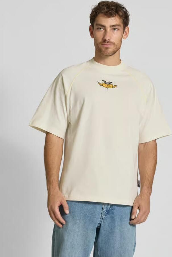 Carlo colucci Oversized T-shirt met labelprint - Foto 2