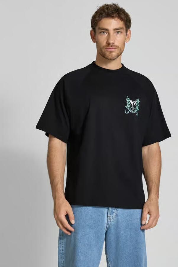 Carlo colucci Oversized T-shirt met labelprint - Foto 2