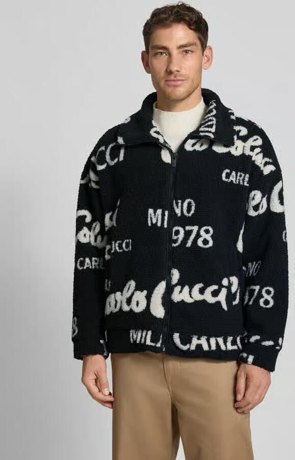 Carlo colucci Oversized jack van teddybont met ritssluiting - Foto 2