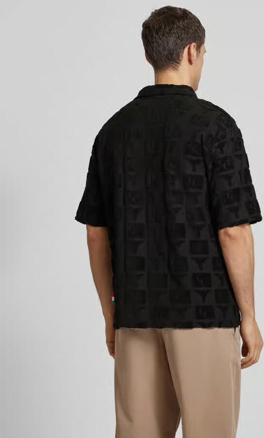 Carlo colucci Regular fit poloshirt met knoopsluiting model 'BEACHWEAR' - Foto 6