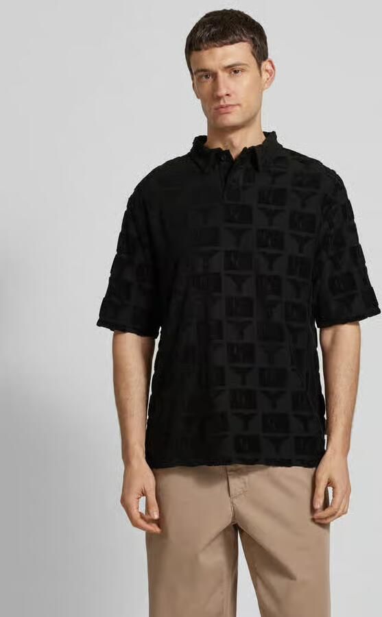 Carlo colucci Regular fit poloshirt met knoopsluiting model 'BEACHWEAR' - Foto 7