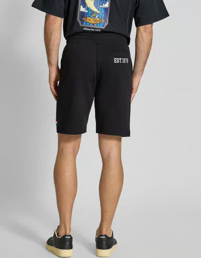 Carlo colucci Sweatshorts met labelprint