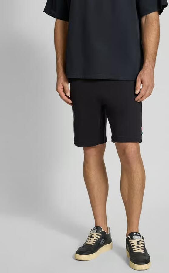 Carlo colucci Sweatshorts met labelprint - Foto 2
