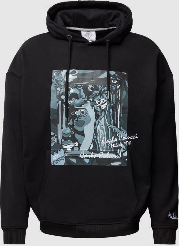 Carlo colucci Hoodie met motiefprint