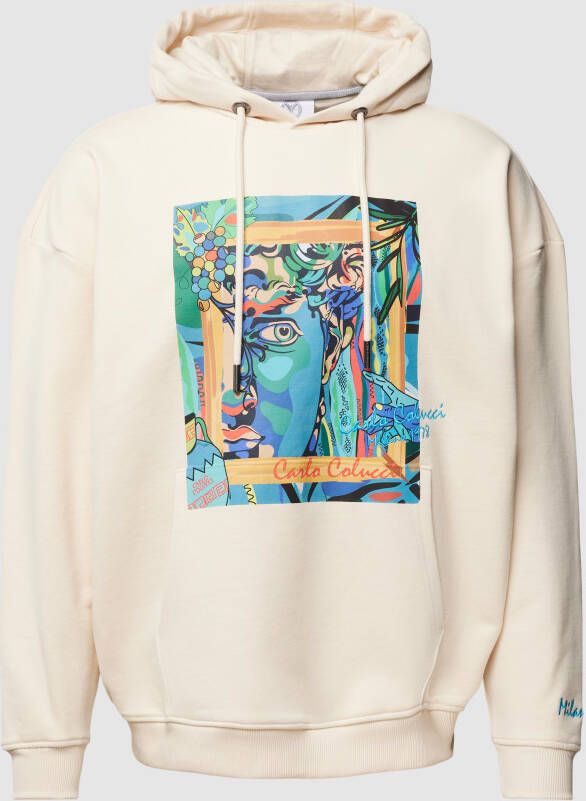 carlo colucci Hoodie met motiefprint