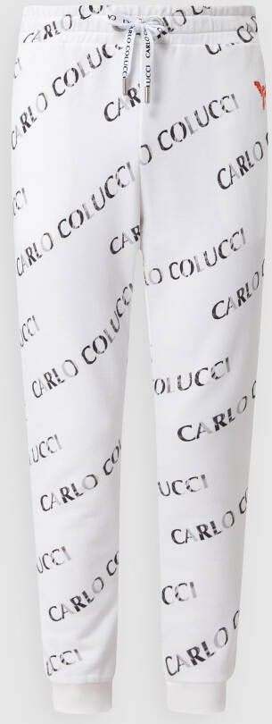 Carlo colucci Sweatbroek met logomotief