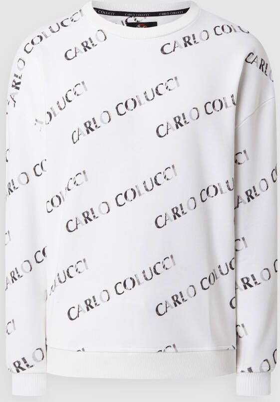 Carlo colucci Sweatshirt met logomotief