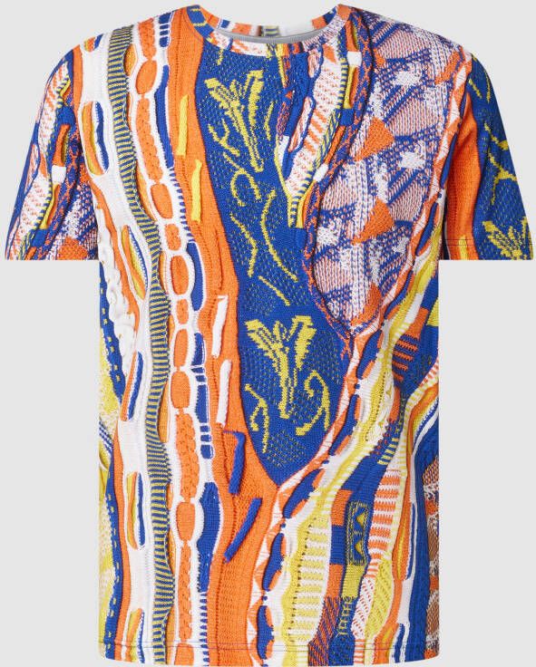 Carlo colucci T-shirt met all-over motief