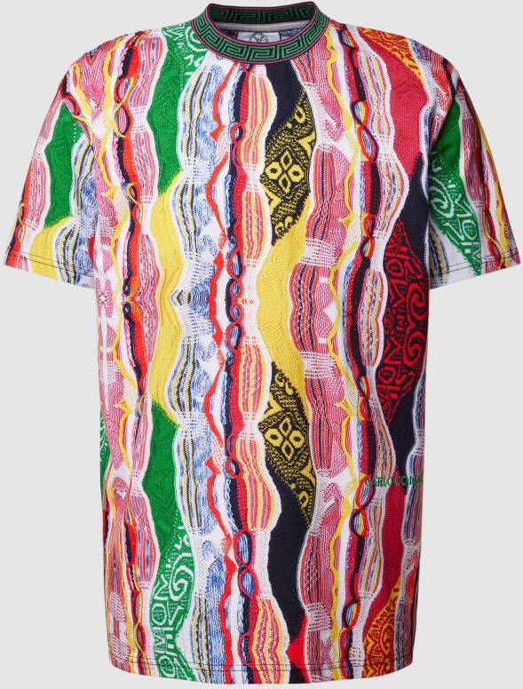 Carlo colucci T-shirt met all-over motief