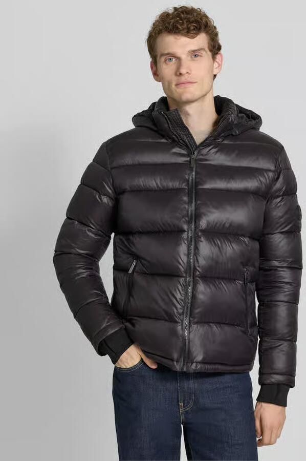 CARS JEANS Gewatteerd jack met capuchon model 'WOLVES'