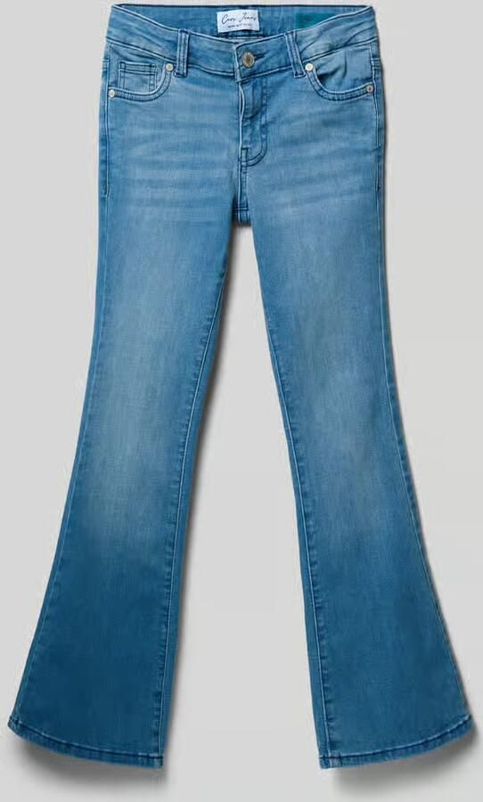 Cars Jeans flared fit jeans met logopatch model 'Veronique' - Foto 2