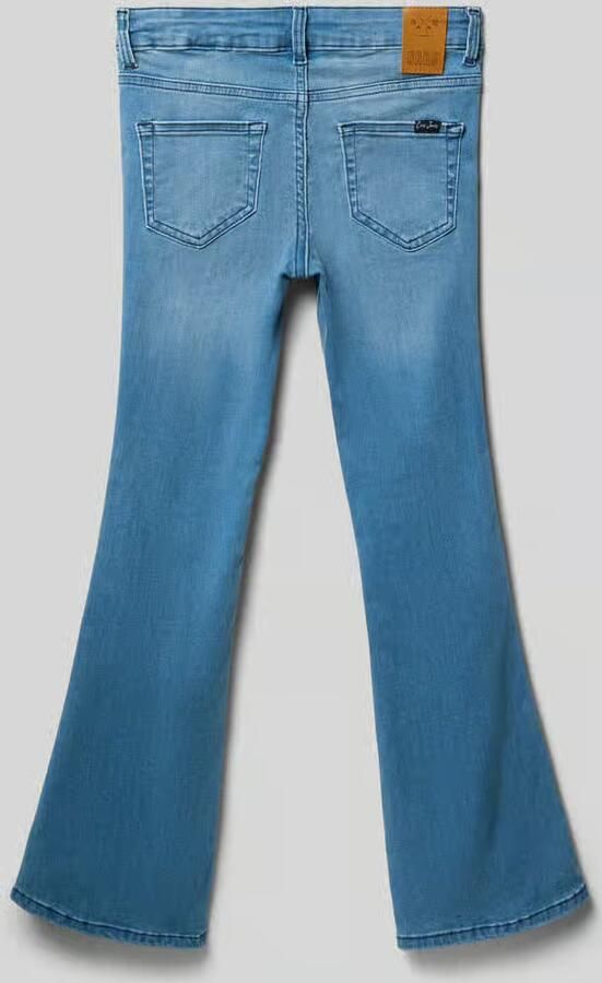 Cars Jeans flared fit jeans met logopatch model 'Veronique'