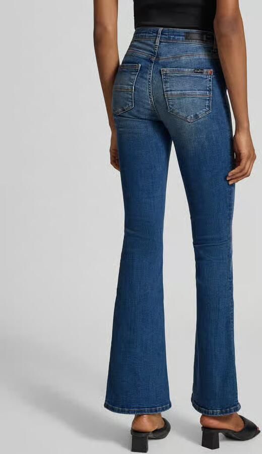 Cars Jeans flared fit jeans van katoenmix model 'MICHELLE' - Foto 6