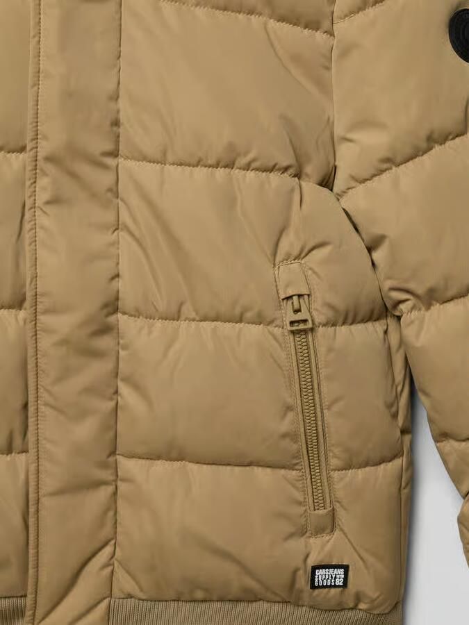 Cars Jeans Gewatteerd jack met labelpatch model 'HASWAR