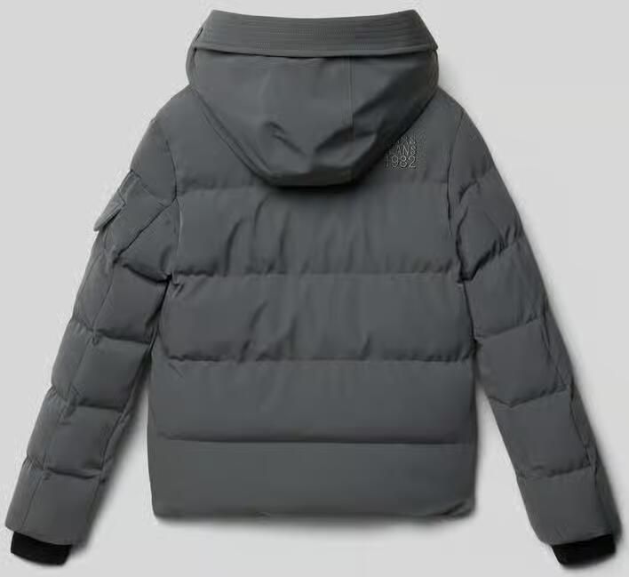Cars Jeans Regular fit gewatteerd jack met logo-applicatie model 'Camden'