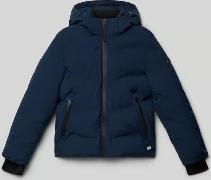 CARS JEANS Regular fit gewatteerd jack met logo-applicatie model 'Lozzo'