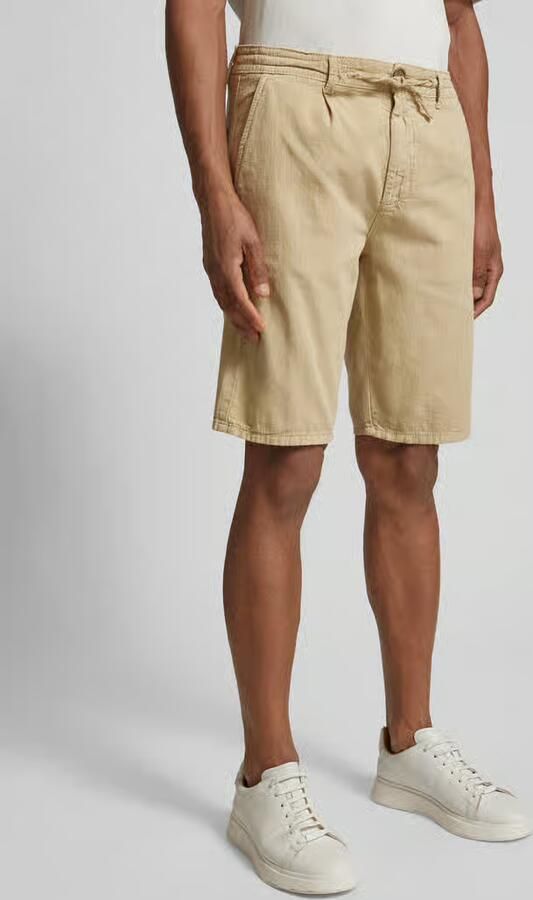 Cars Jeans Regular fit korte broek met strikceintuur model 'HORAN' - Foto 2