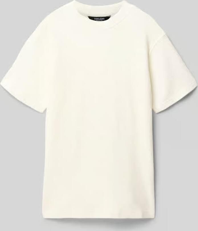 Cars Jeans regular fit T-shirt met structuurpatroon model 'Farno' - Foto 2
