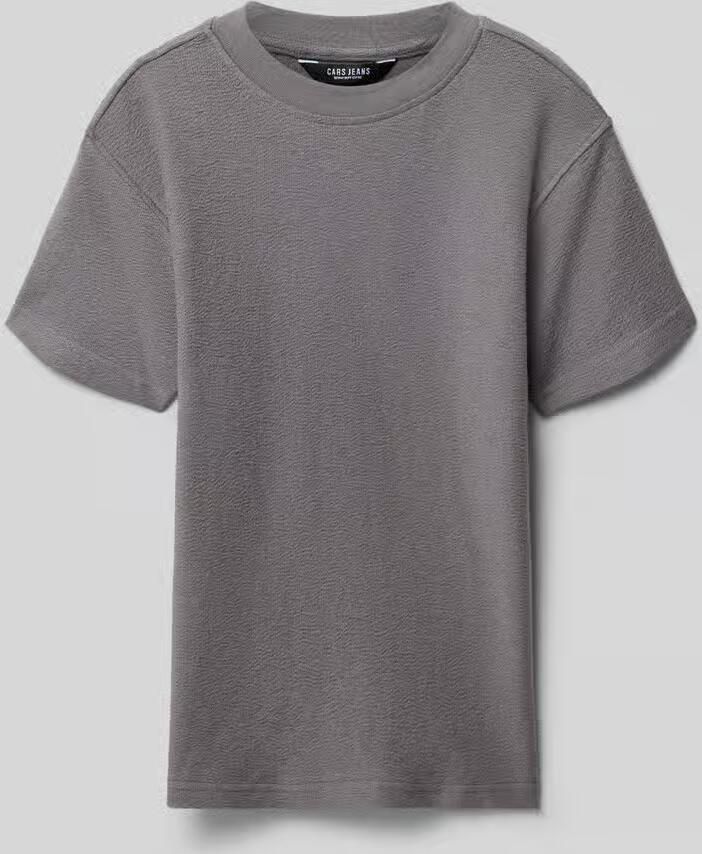 Cars Jeans regular fit T-shirt met structuurpatroon model 'Farno' - Foto 2