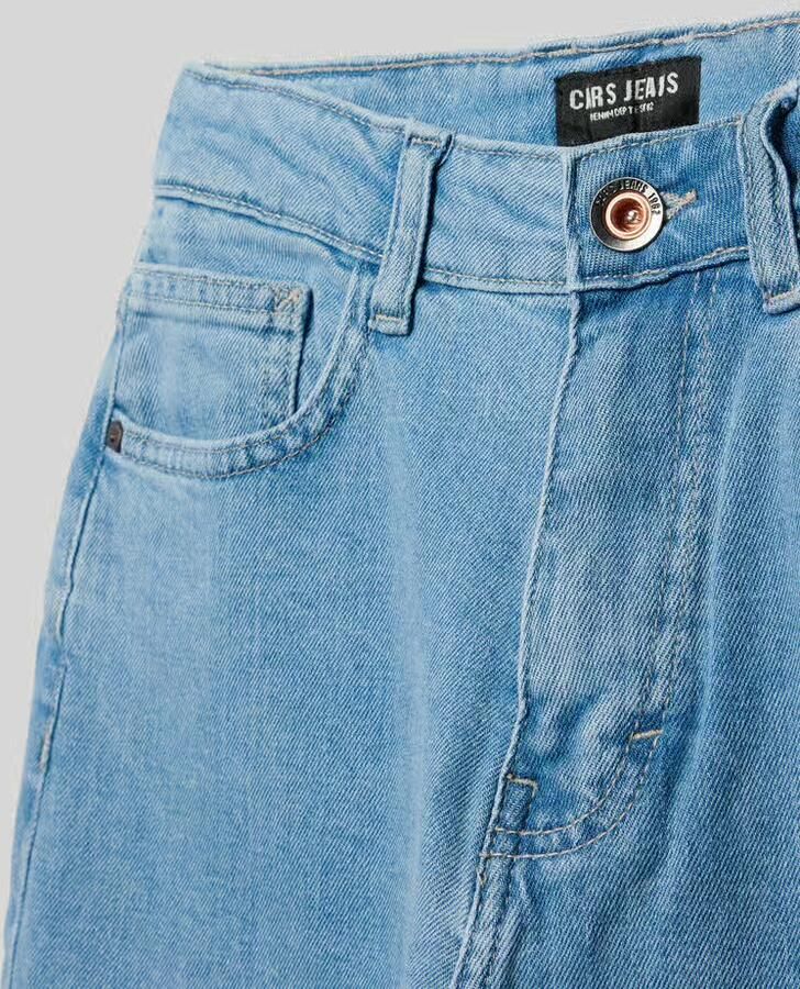 Cars Jeans straight fit jeans met logopatch model 'Gately'