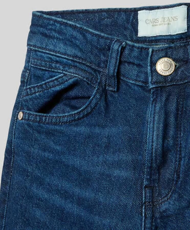 Cars Jeans straight fit jeans met logopatch model 'Mara' - Foto 3