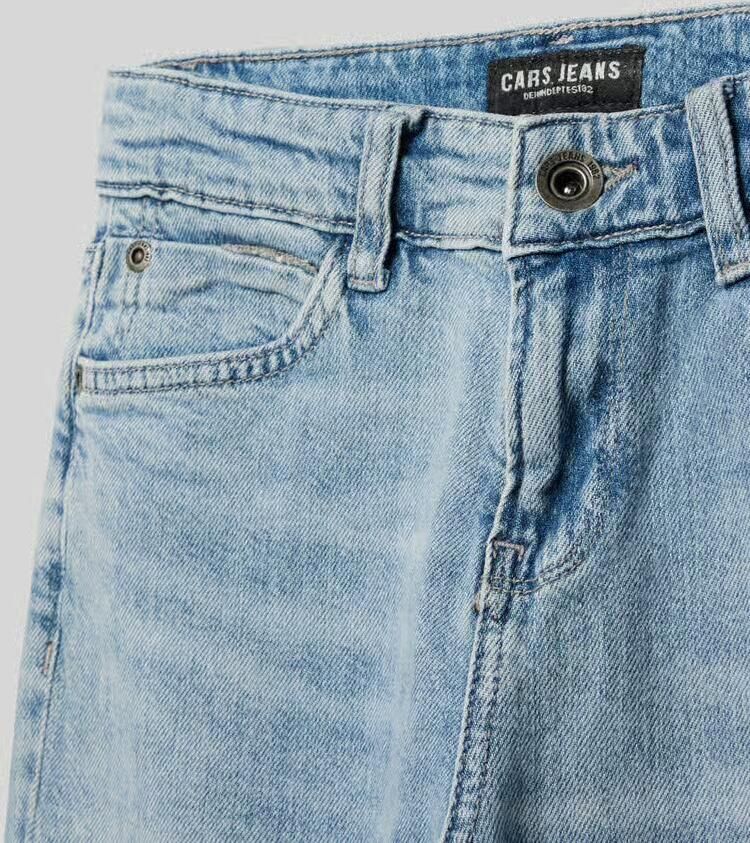 Cars Jeans straight fit jeans met logopatch model 'Porter' - Foto 4