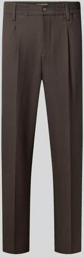 Casual friday broek met elastische band en persplooien model 'MARC 2.0' - Foto 5